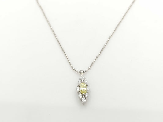 D0.36ct D0.40ct PT900/850 4.4g Necklace