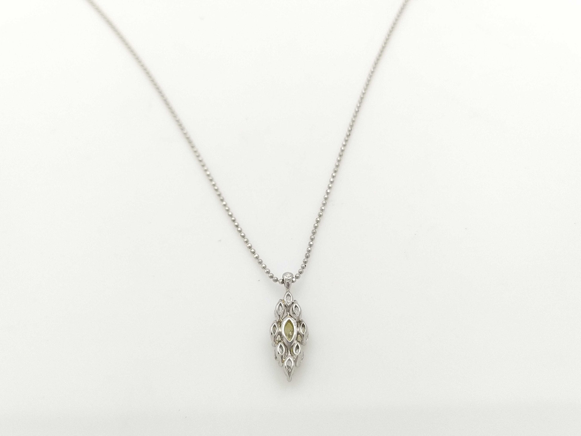 D0.36ct D0.40ct PT900/850 4.4g Necklace