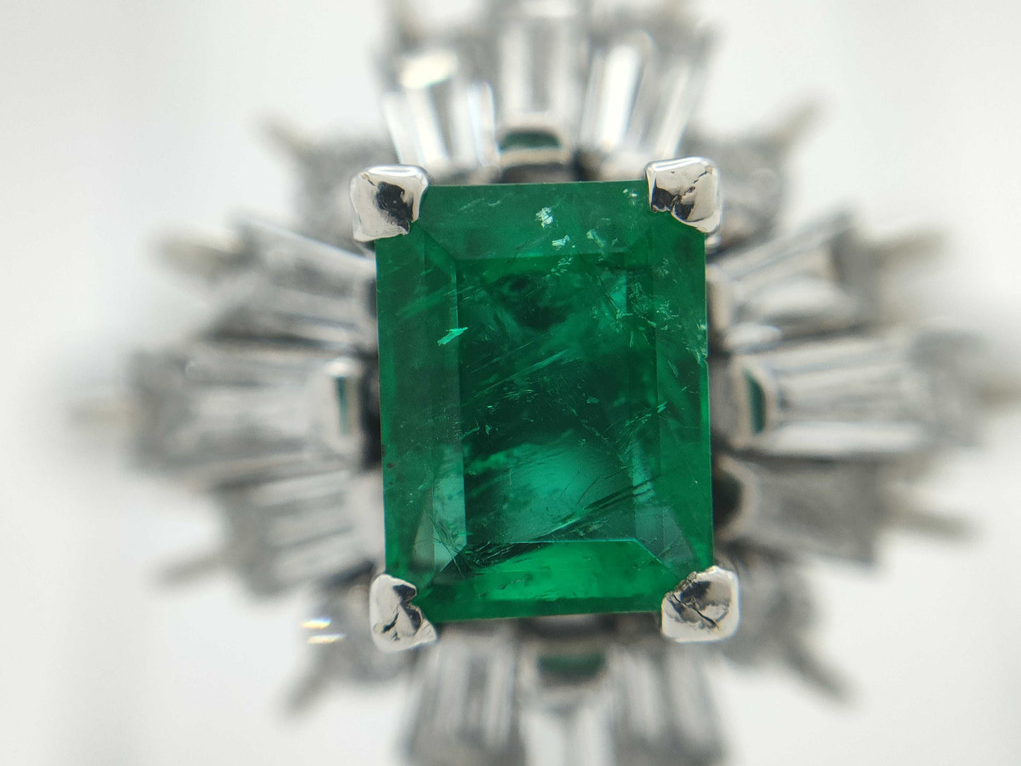 E0.46ct D0.63ct PT900 6.3g Ring