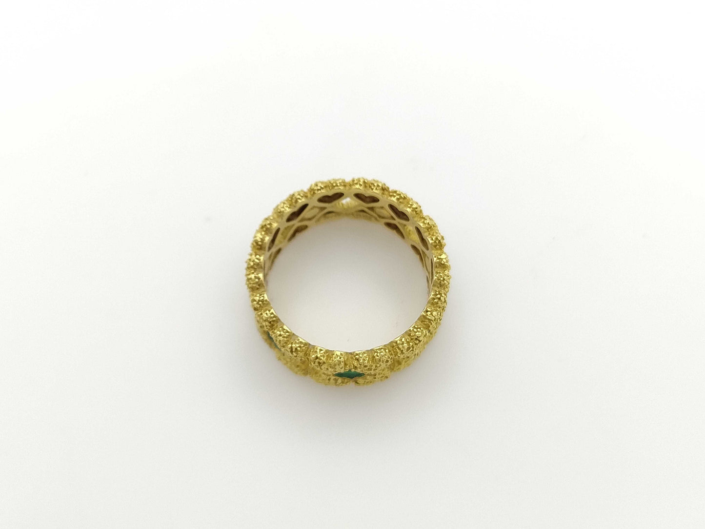 Cartier Enamel YG 18KT 6.7g Ring