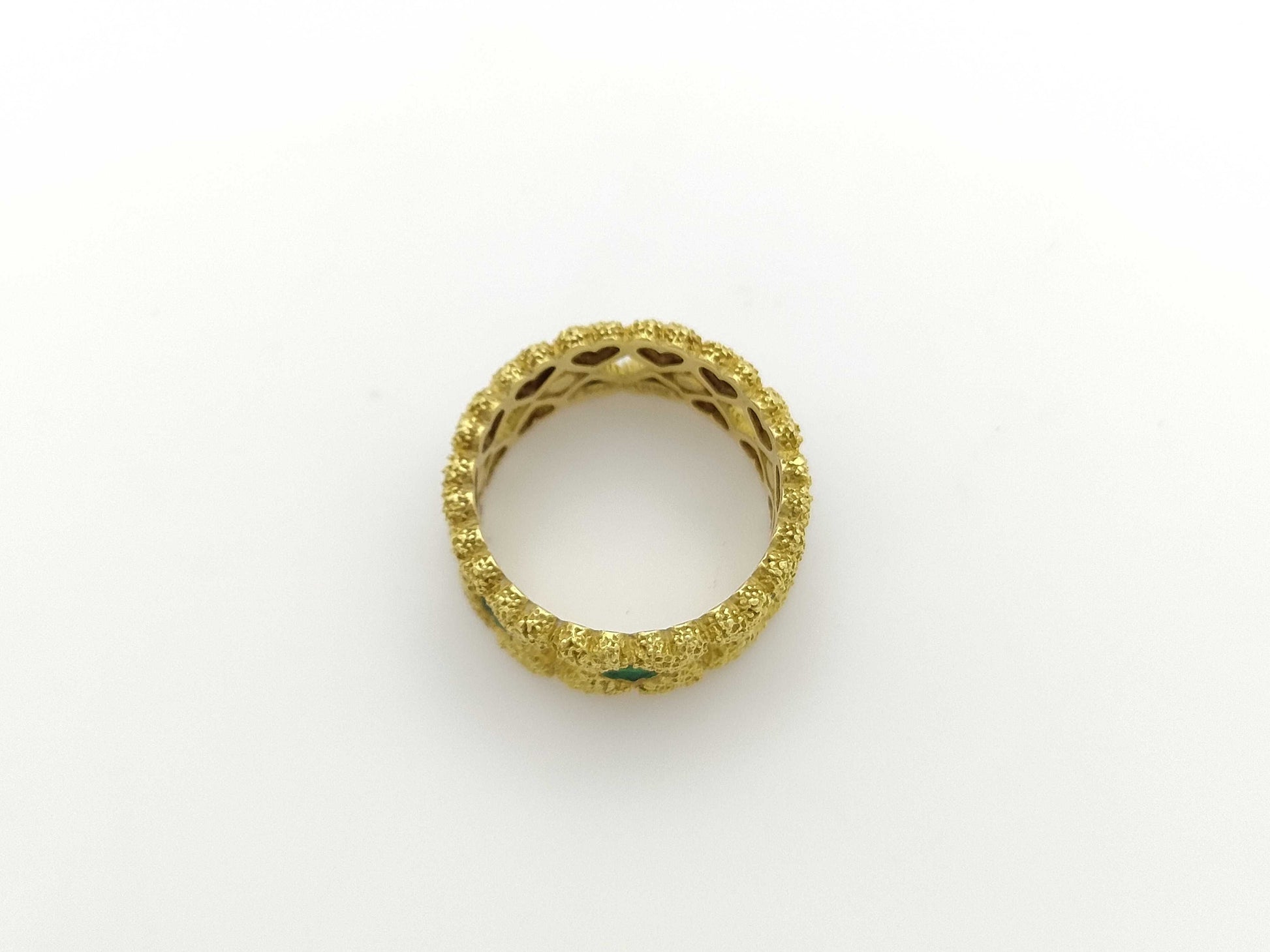 Cartier Enamel YG 18KT 6.7g Ring
