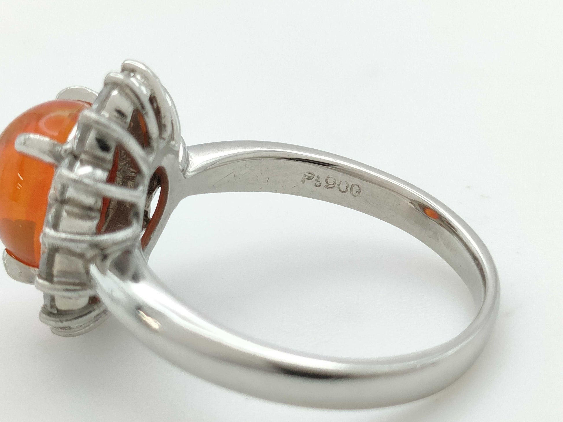 FOP2.15ct D0.66ct PT900 6.7g Ring