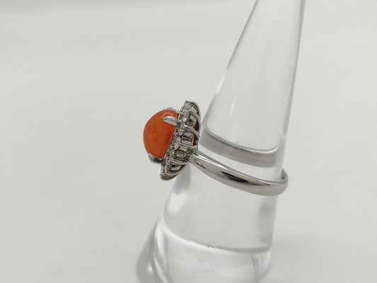 FOP2.15ct D0.66ct PT900 6.7g Ring