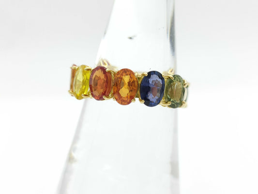 S7.93ct Eternity K18 4.2g Ring