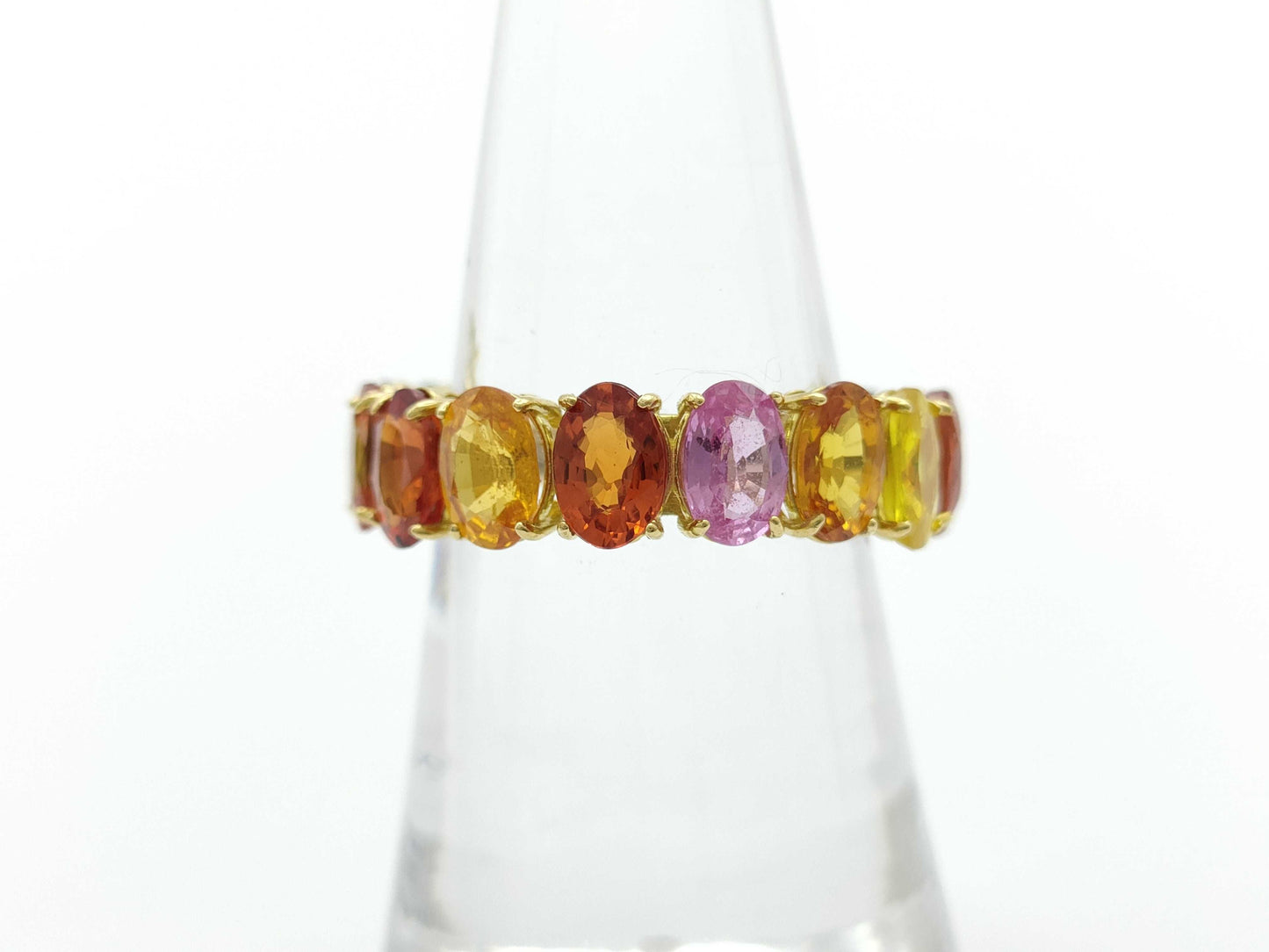 S7.93ct Eternity K18 4.2g Ring