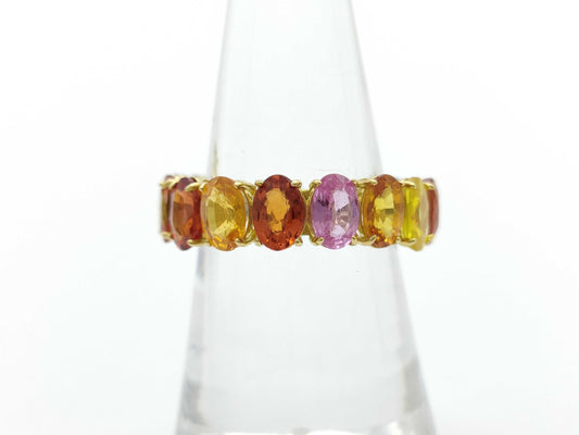 S7.93ct Eternity K18 4.2g Ring