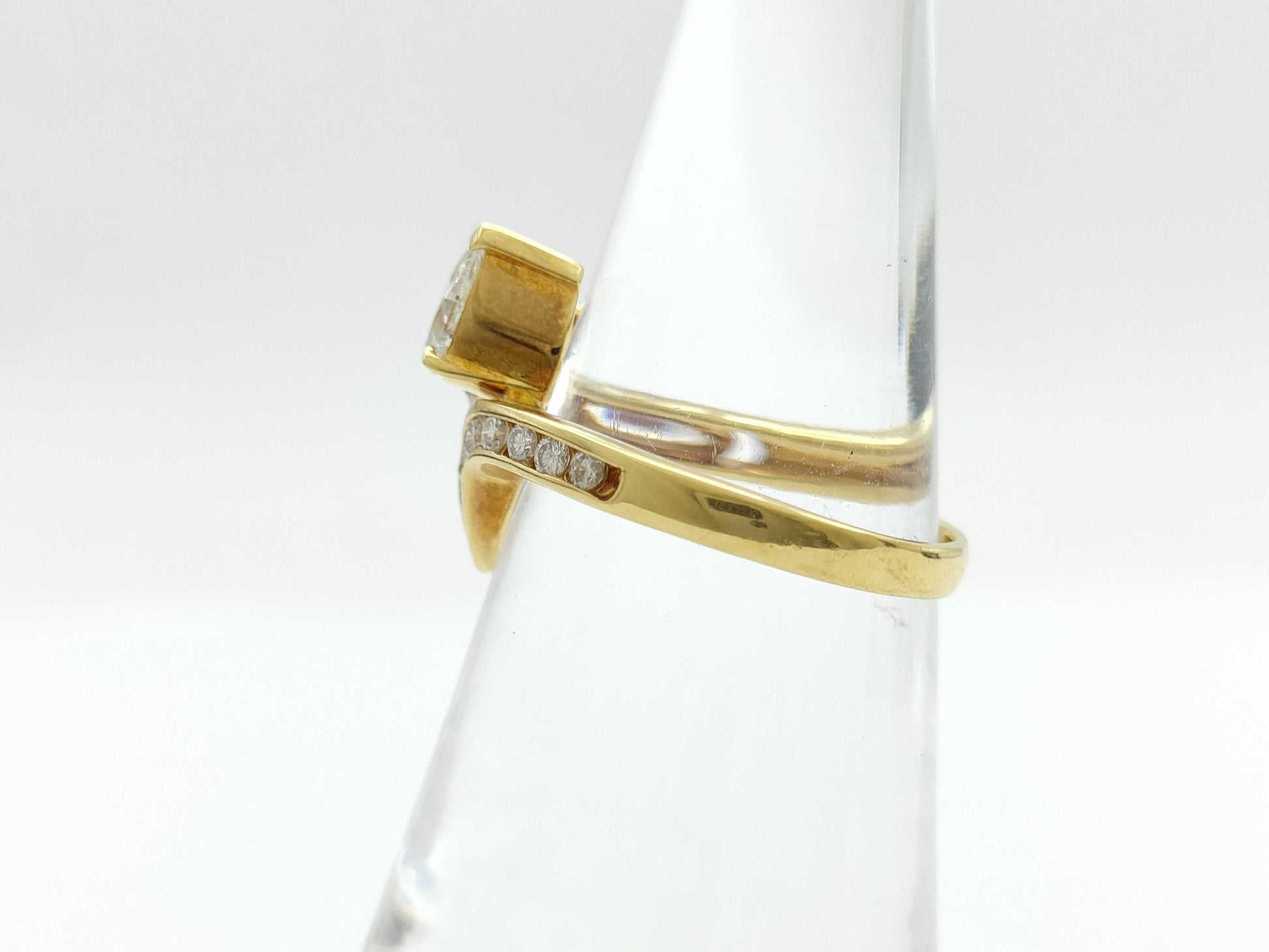 D0.63ct D0.23ct K18 3.5g Ring