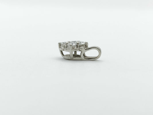 D0.30ct PT950 1.4g Pendant Top