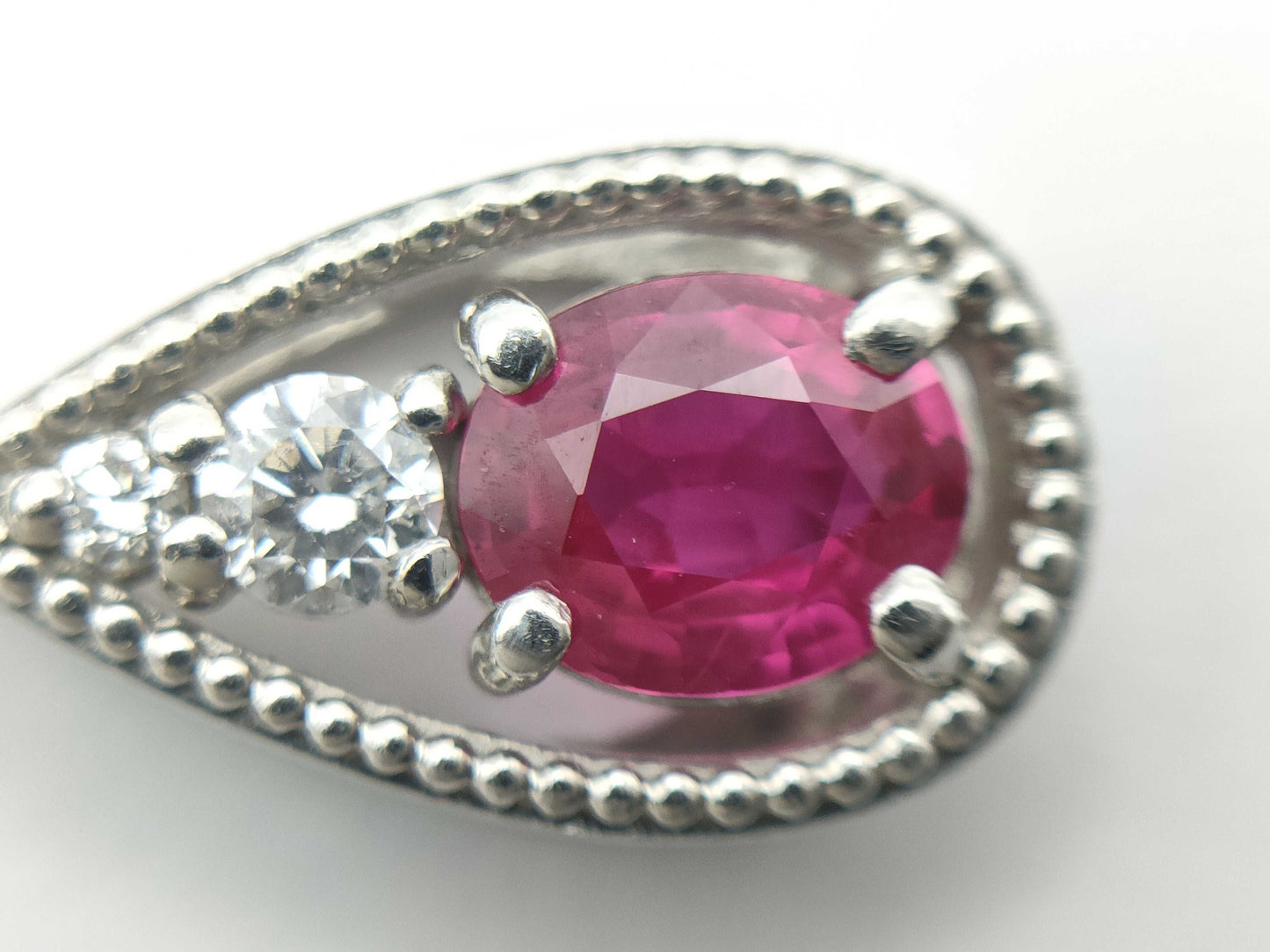 R0.59ct D0.07ct PT900 1.6g Pendant Top