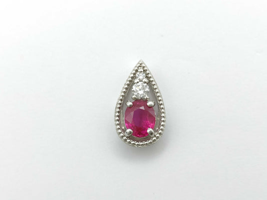 R0.59ct D0.07ct PT900 1.6g Pendant Top