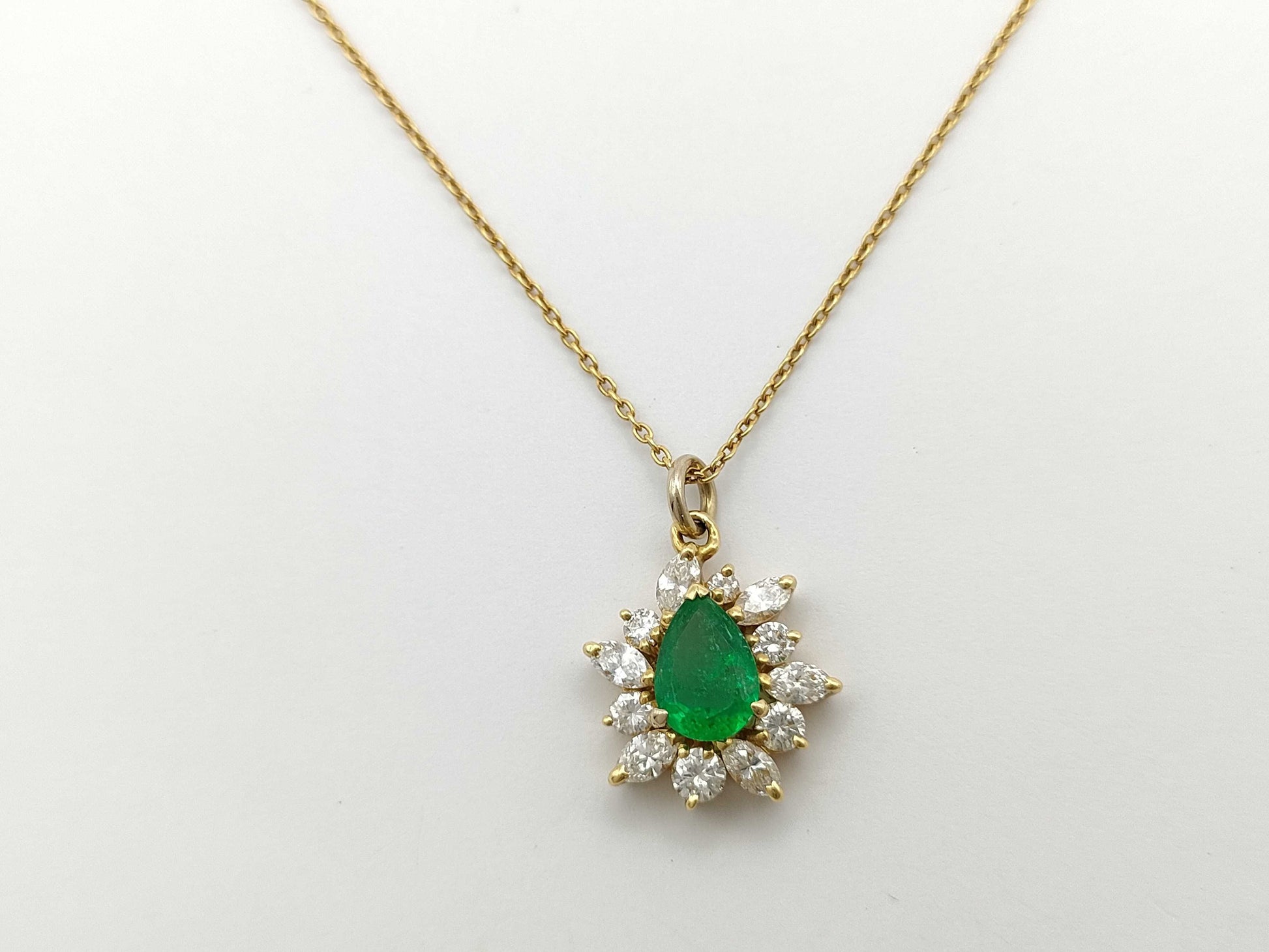 E0.78ct D1.03ct K18 4.1g Necklace