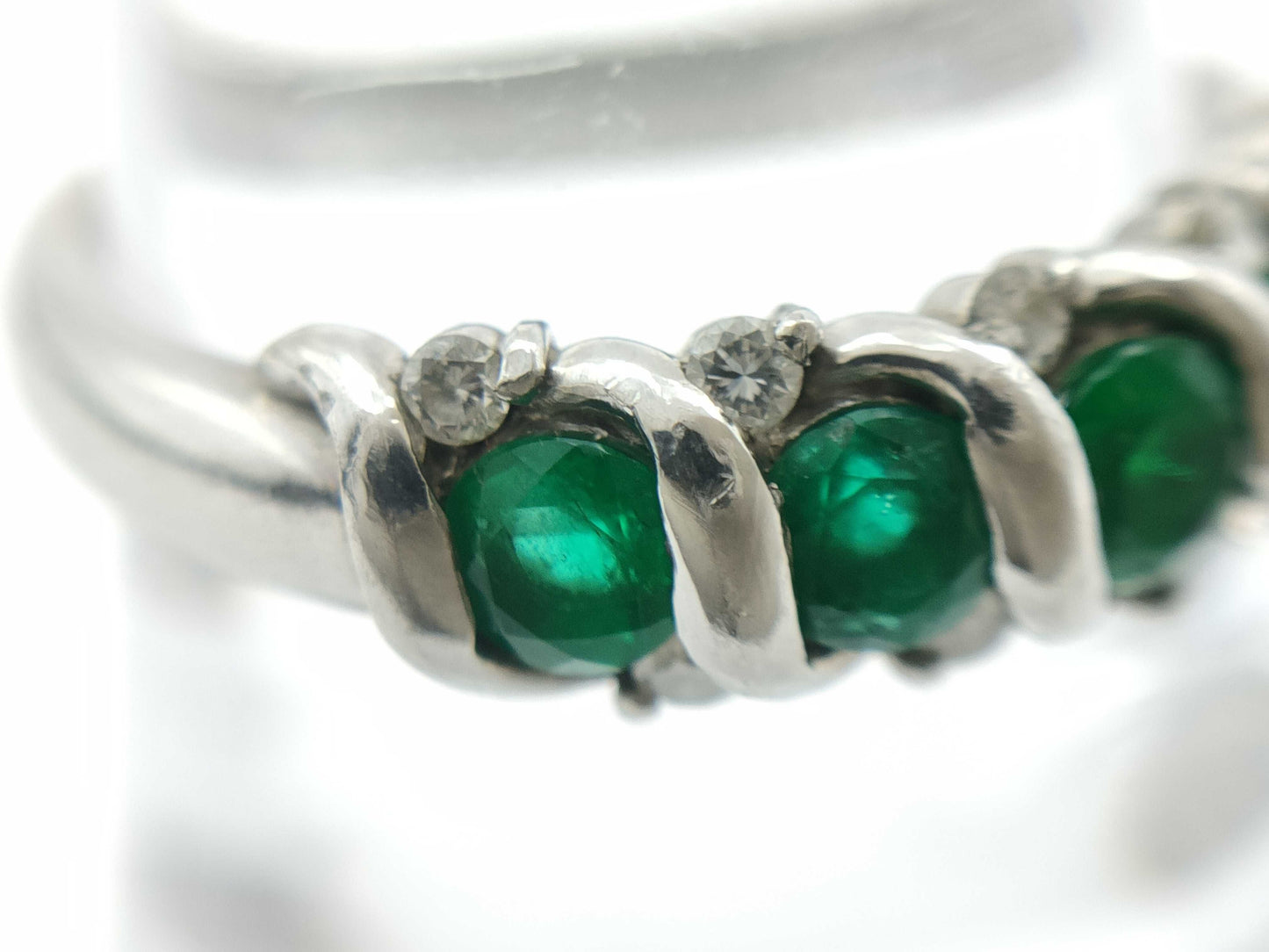 E0.76ct D0.13ct PT900 6.2g Ring