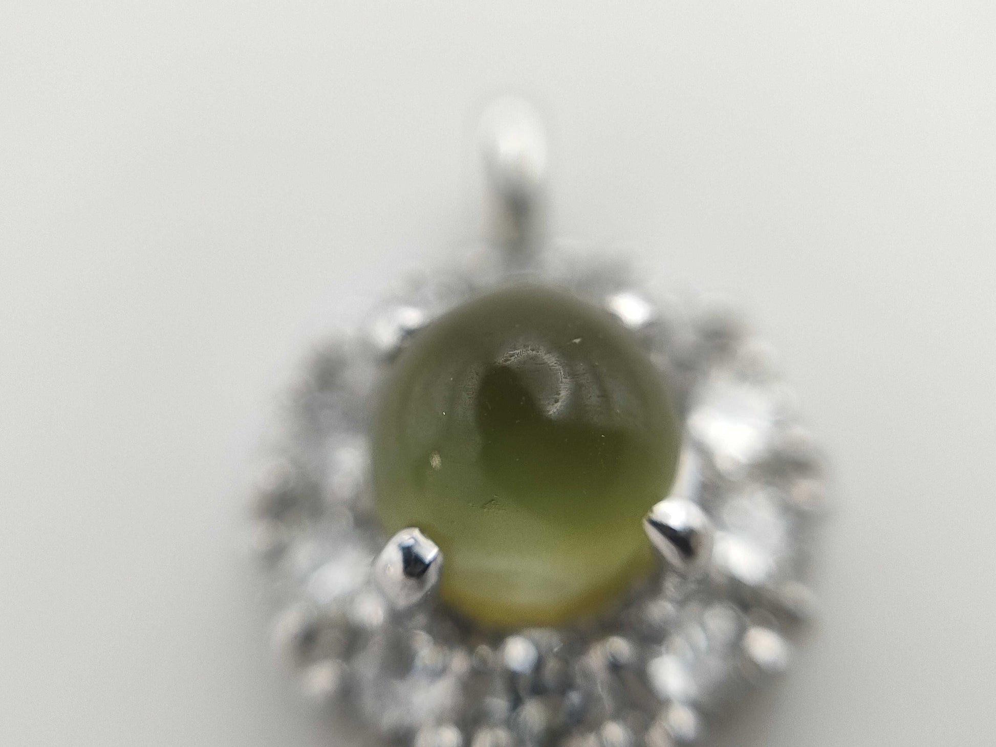 CE0.792ct D0.31ct PT900 2.0g Pendant Top