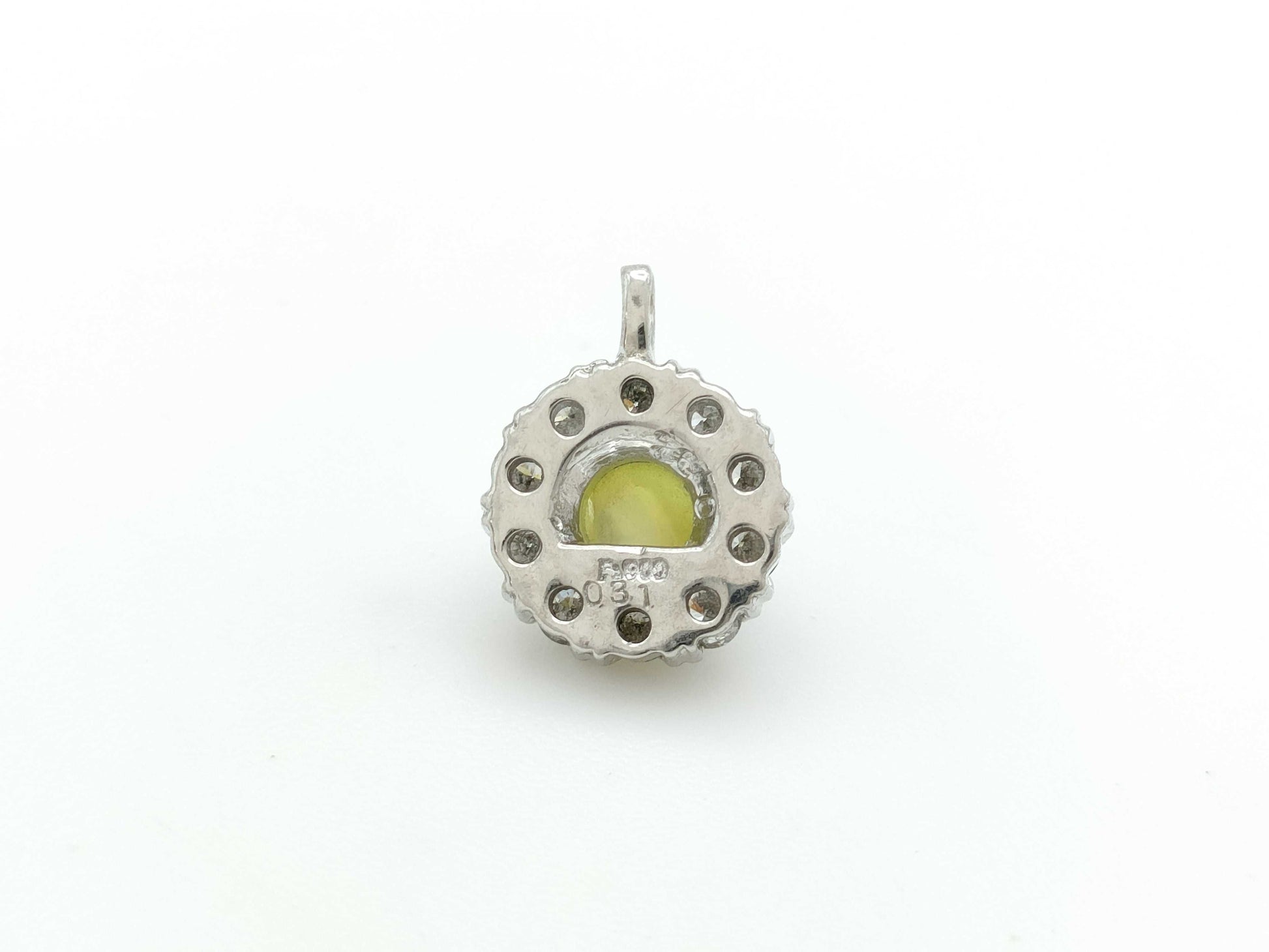CE0.792ct D0.31ct PT900 2.0g Pendant Top