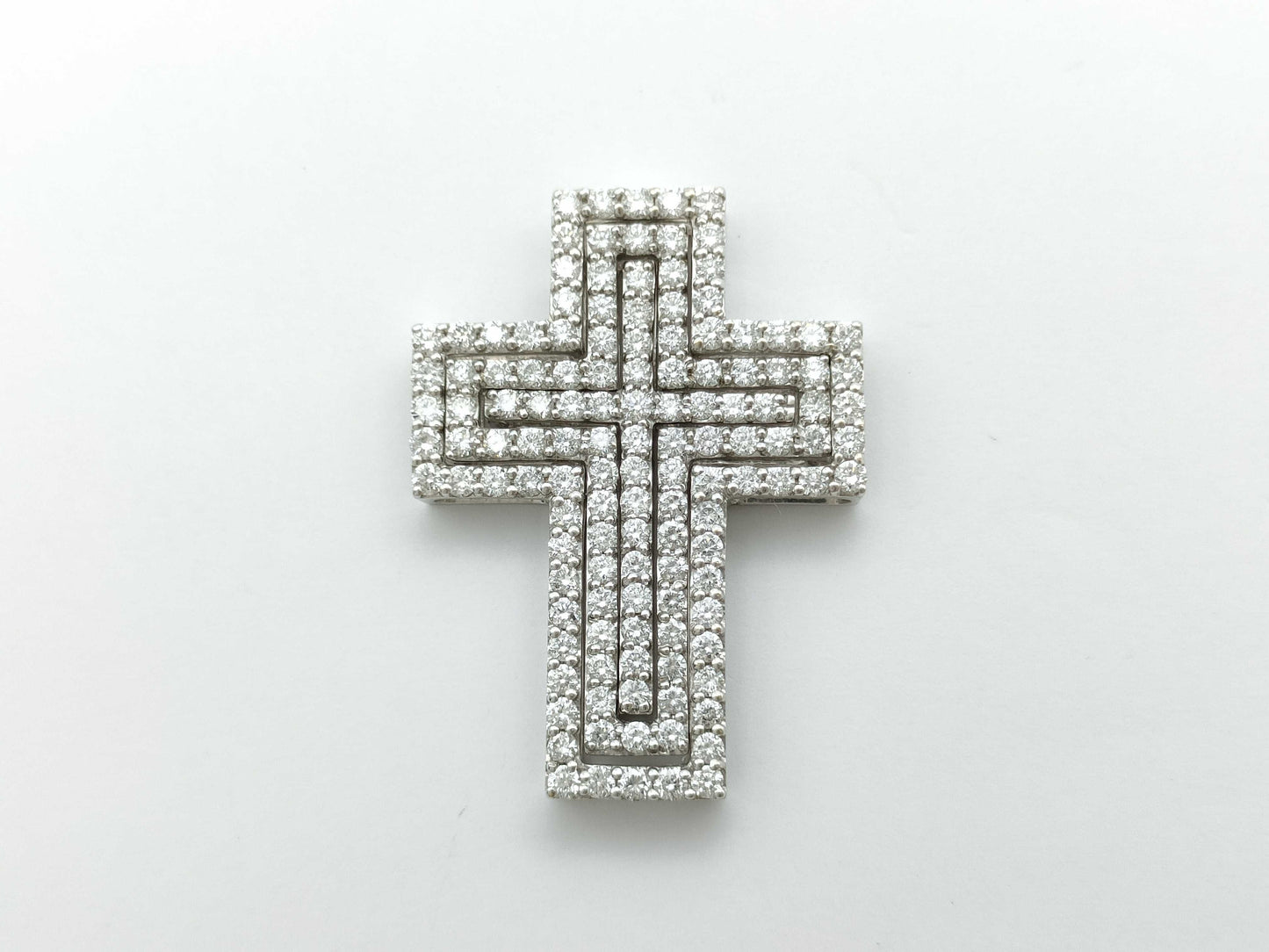 D1.00ct D0.75ct D0.25ct K18WG 9.6g Pendant Top