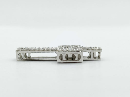D1.00ct D0.75ct D0.25ct K18WG 9.6g Pendant Top