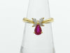 R0.48ct D0.21ct K18 3.3g Ring