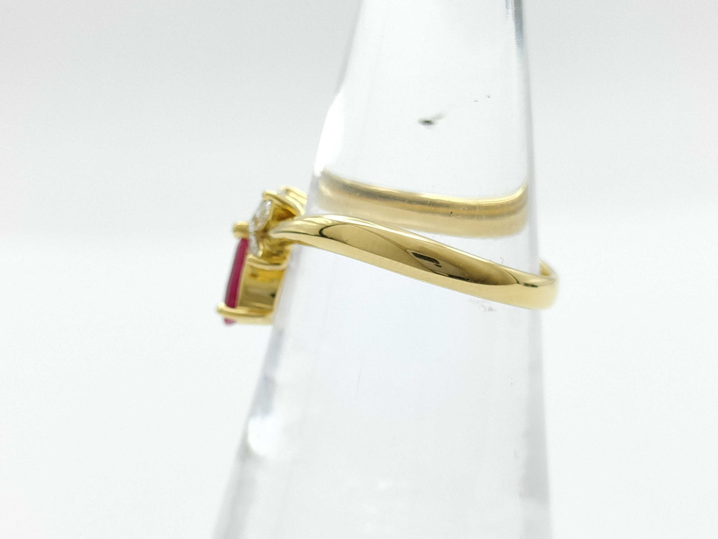 R0.48ct D0.21ct K18 3.3g Ring