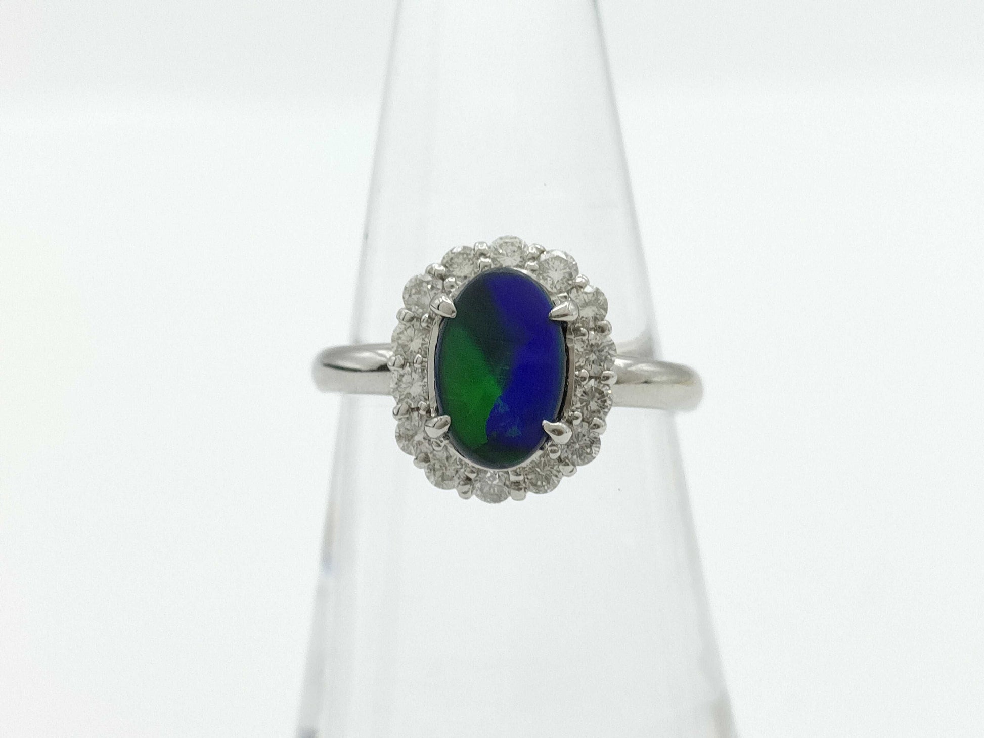 BOP0.74ct D0.44ct PT900 5.0g Ring