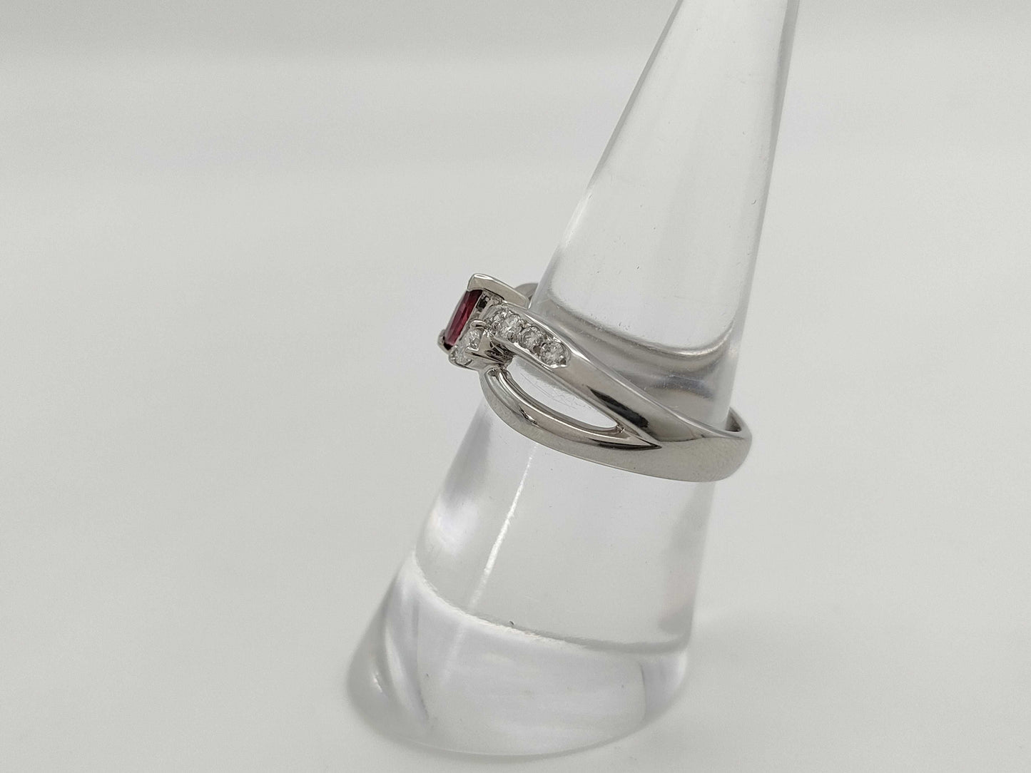 R0.34ct D0.24ct PT900 6.8g Ring