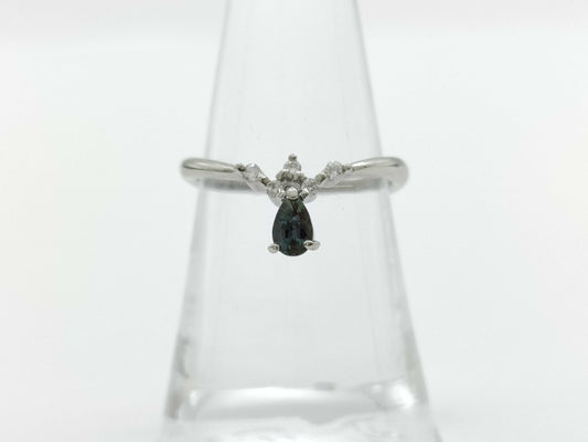 AX0.28ct D0.08ct PT900 3.5g Ring