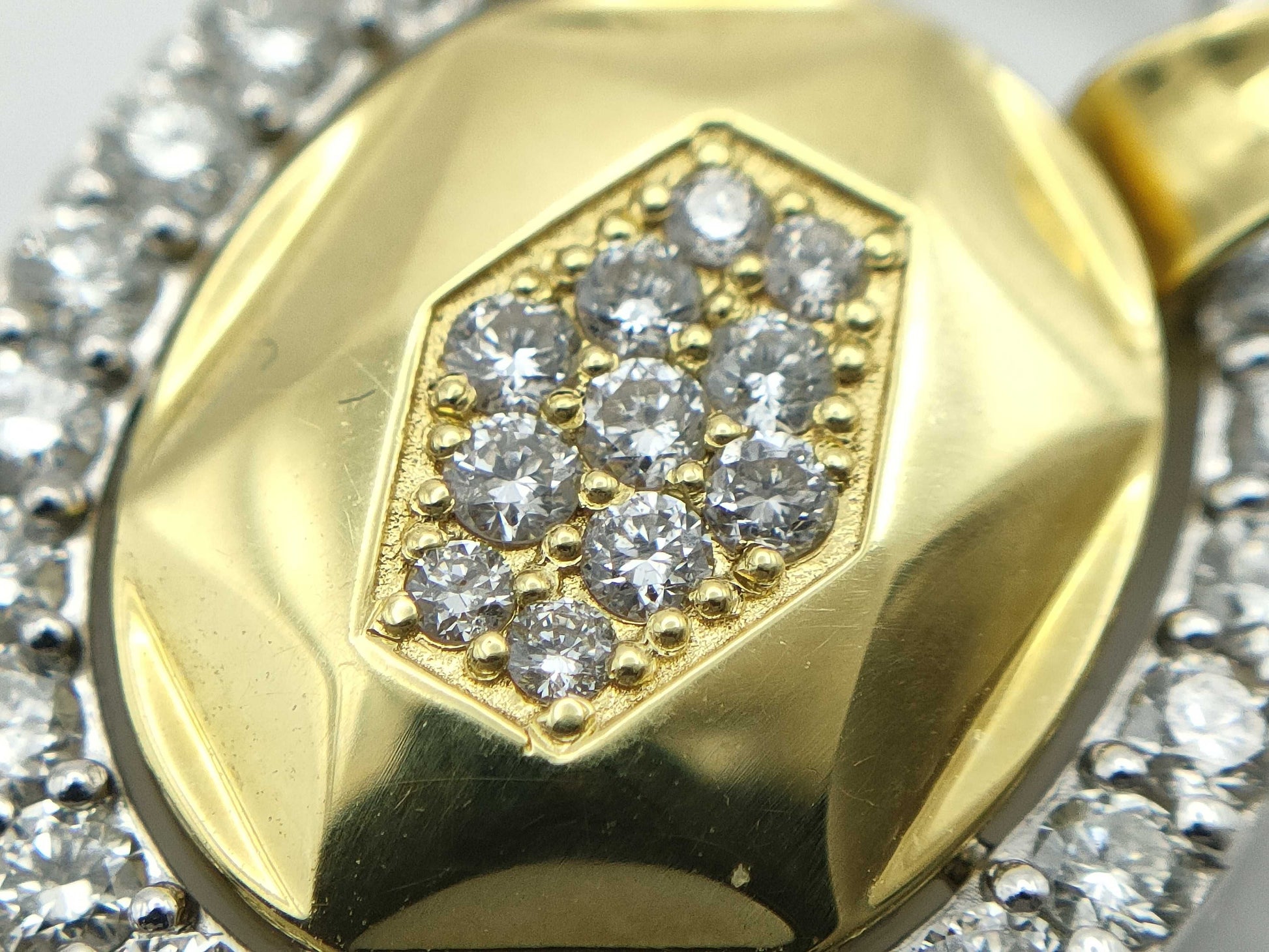 D0.58ct K18/PT900 4.4g Necklace