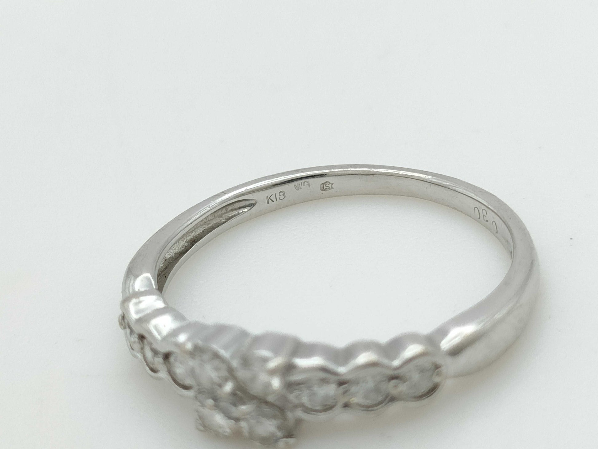 D0.30ct K18WG 2.2g Ring