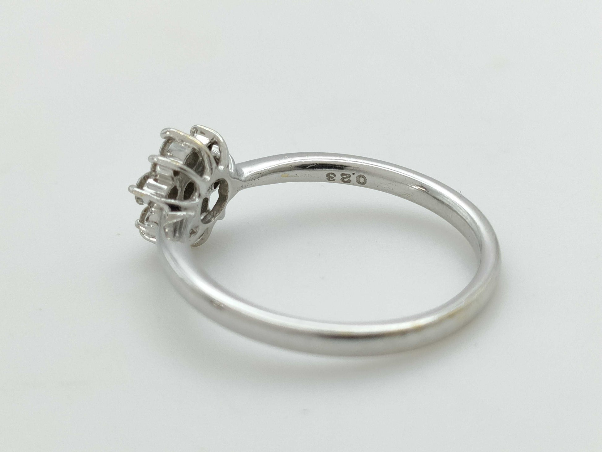 D0.23ct K18WG 2.5g Ring