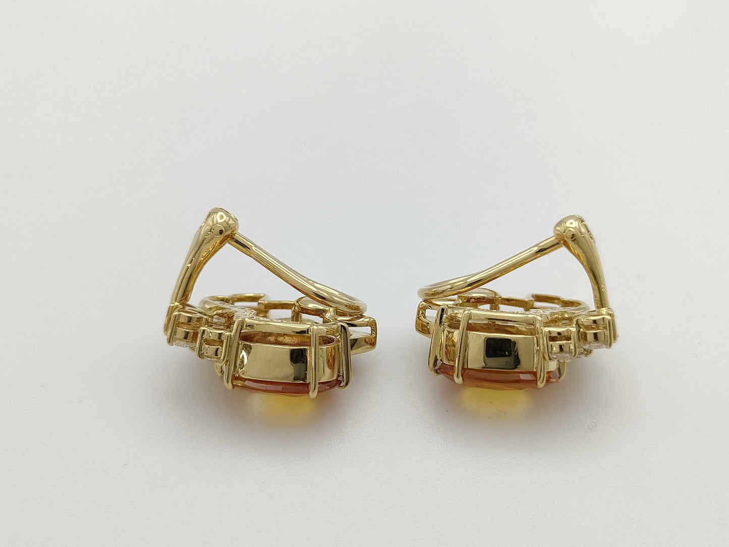 MIKIMOTO GS4.12Ct GS3.81Ct D0.42Ct D0.42Ct K18 12.5g Earrings
