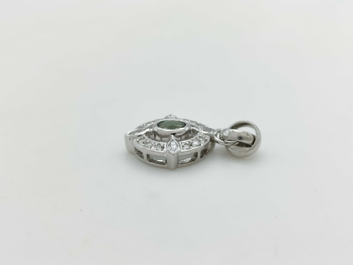 AX0.40ct D0.30ct PT900 3.9g Pendant Top