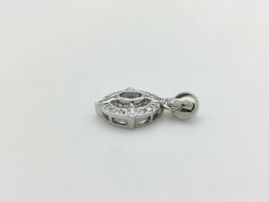 AX0.40ct D0.30ct PT900 3.9g Pendant Top