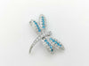 Dragonfly Motif PT0.38ct D0.71ct Pt900/K14WG 5.5g Brooch