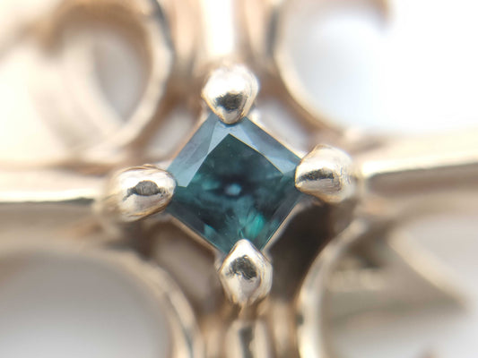 AX0.219ct K18 13.4g Pendant Top