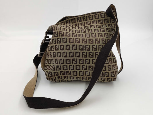 FENDI Zucchino Shoulder Bag Shoulder Bag