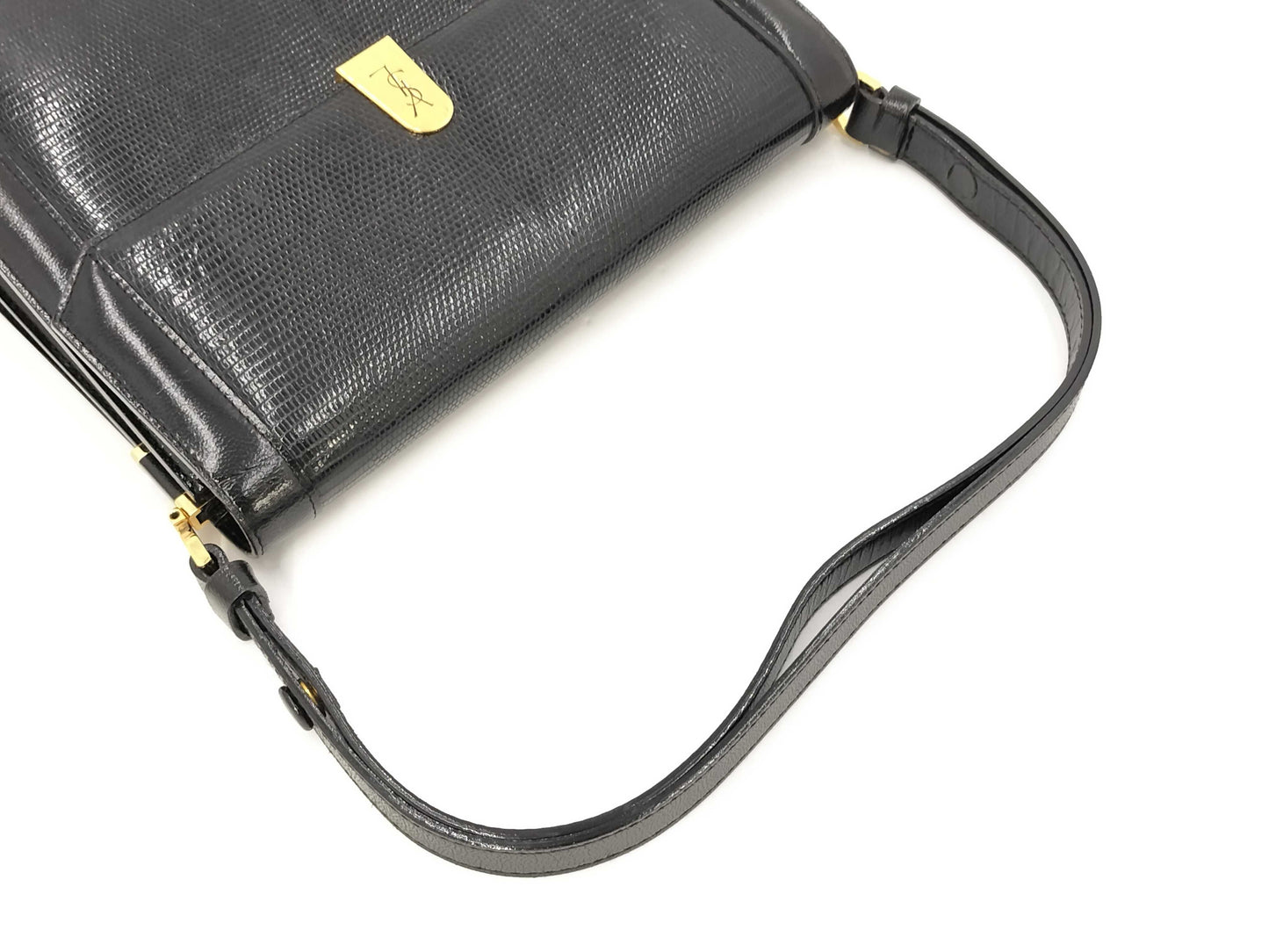 Yves Saint Laurent YSL Yves Saint Laurent Lizard Shoulder Bag Handbag