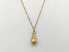 Tiffany&Co. Teardrop YG 18K 4.7g Necklace