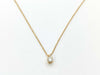 Tiffany & Co. Solitaire 1PD AU750 1.6g Necklace