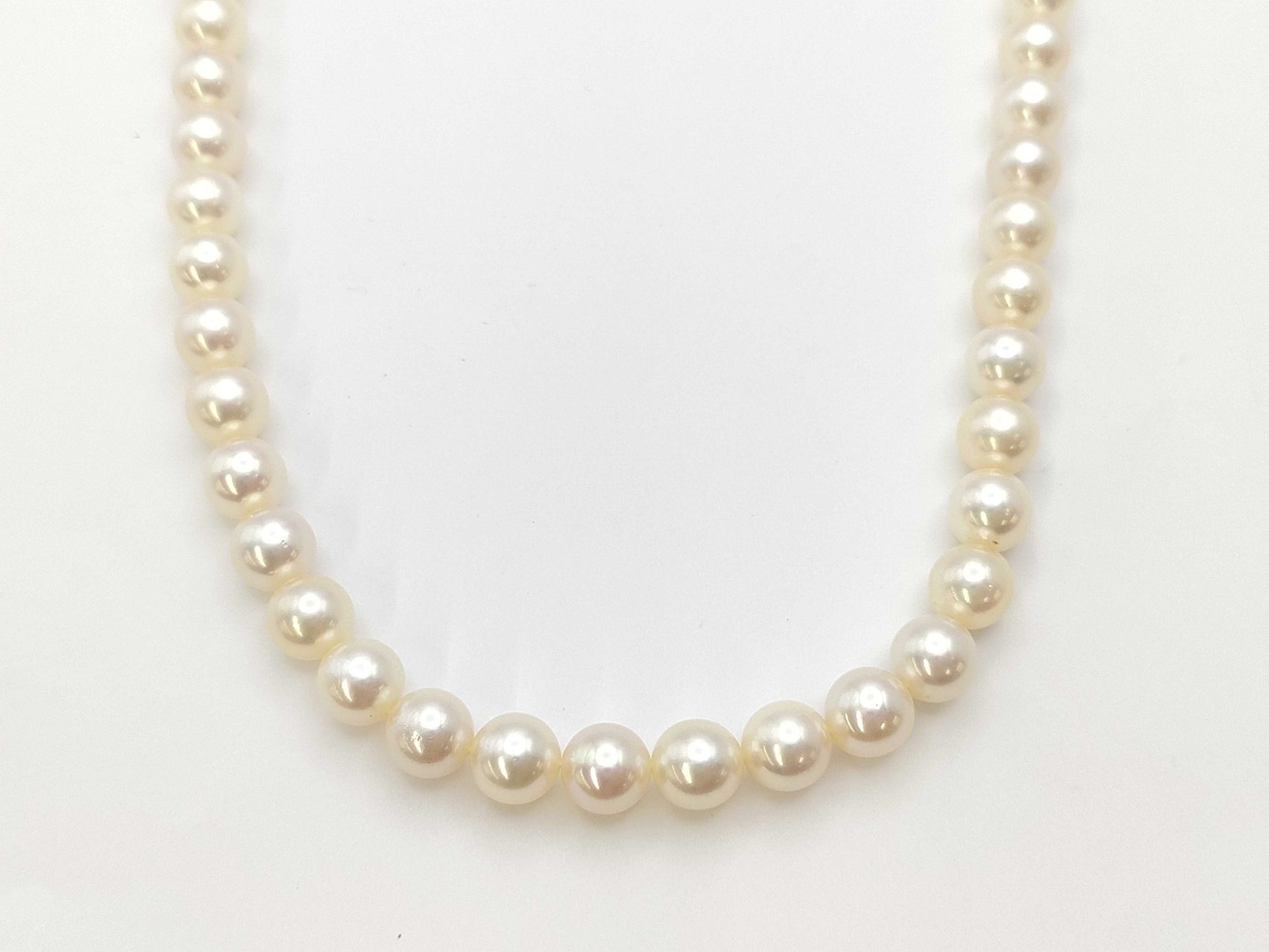 MIKIMOTO Pearl Diameter Approx. 7.0mm-7.4mm K18 9.0g Necklace