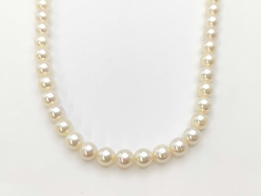 MIKIMOTO Pearl Diameter Approx. 7.0mm-7.4mm K18 9.0g Necklace