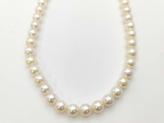MIKIMOTO Pearl Diameter Approx. 7.0mm-7.4mm K18 9.0g Necklace