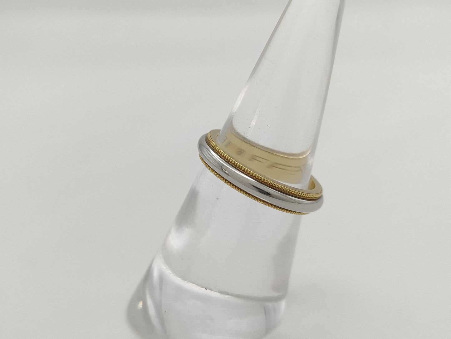 Tiffany & Co. Milgrain PT950/750 5.6g Ring