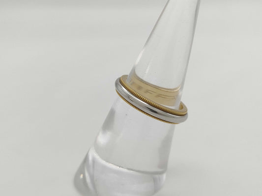 Tiffany & Co. Milgrain PT950/750 5.6g Ring