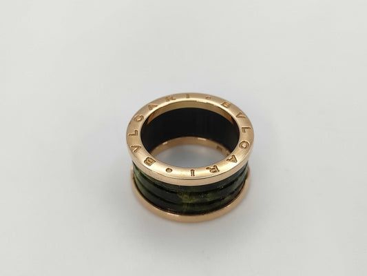 BVLGARI Bee Zero One T57 Bowenite PG AU750 8.0g Ring