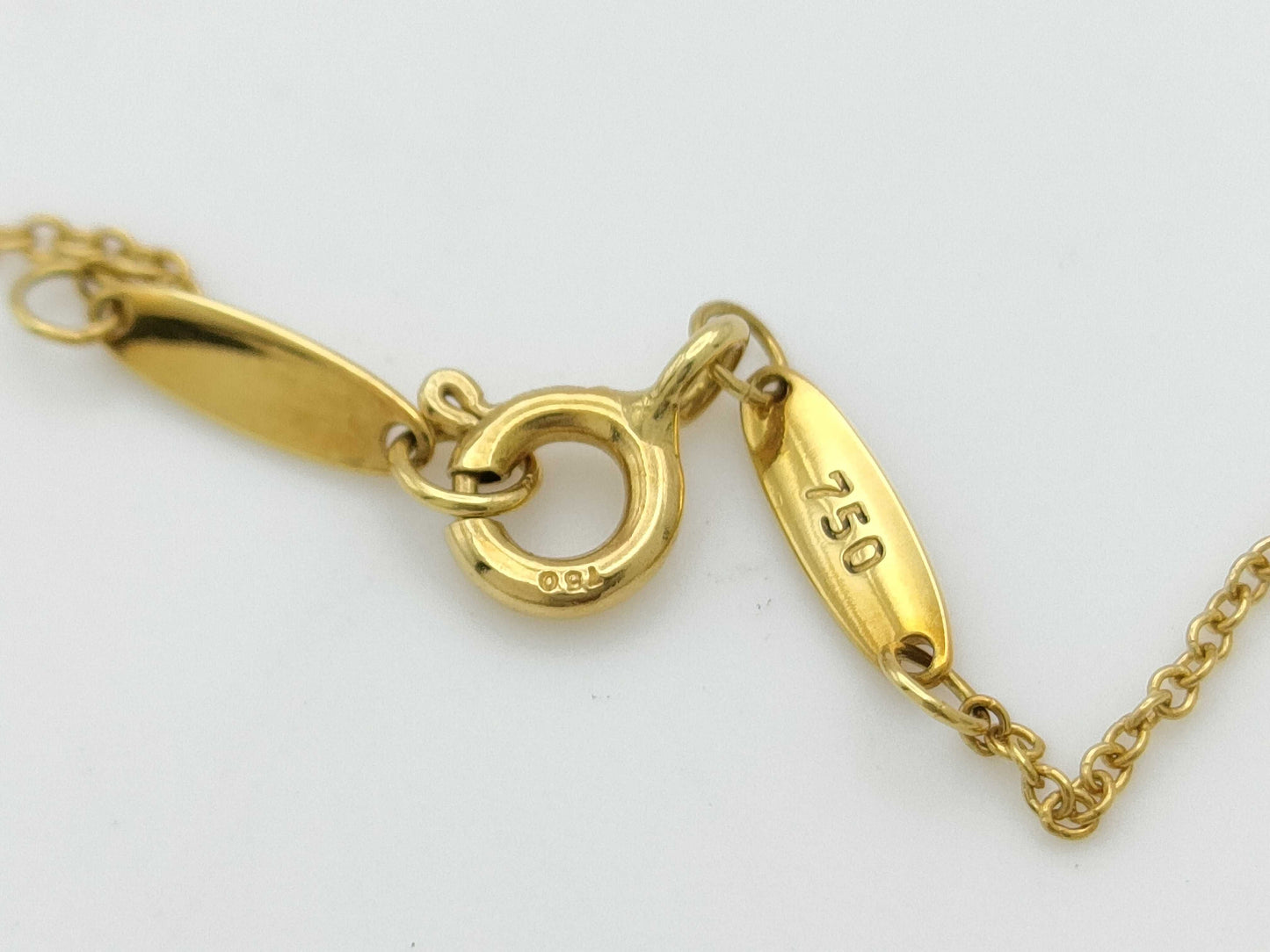 Tiffany&Co. Cross 750 4.2g Necklace