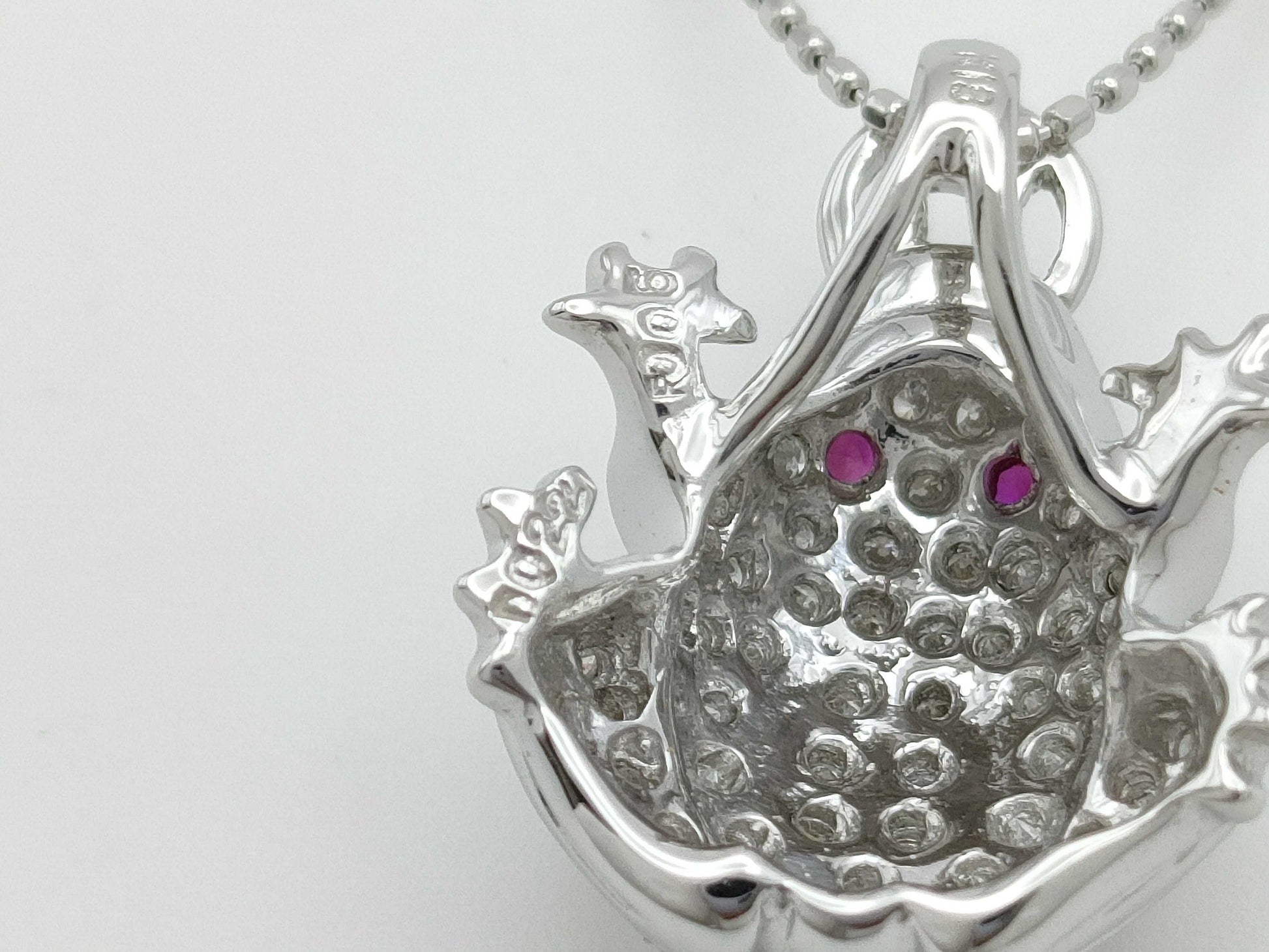 R0.05ct D0.22ct K18 5.0g Necklace
