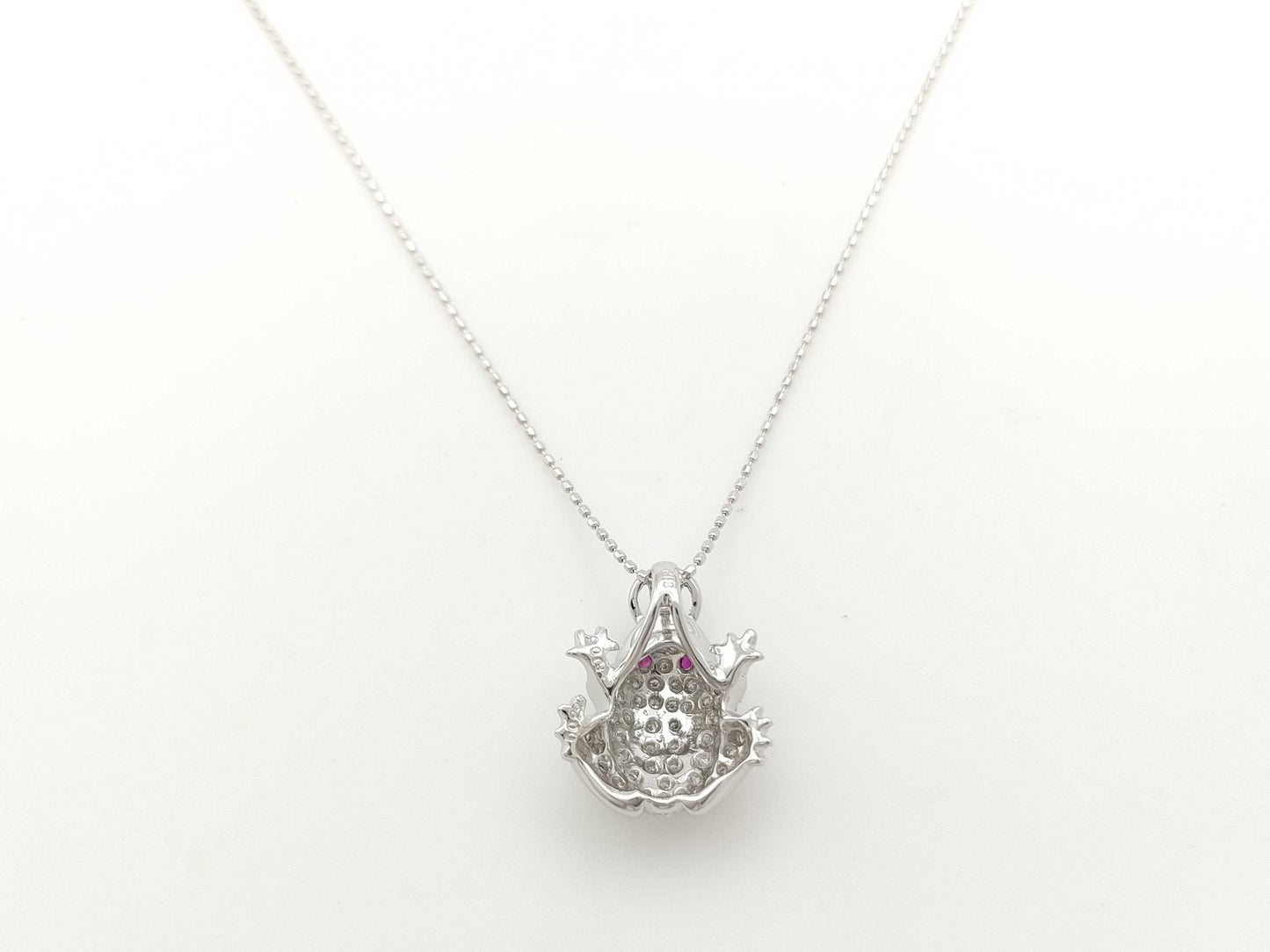 R0.05ct D0.22ct K18 5.0g Necklace