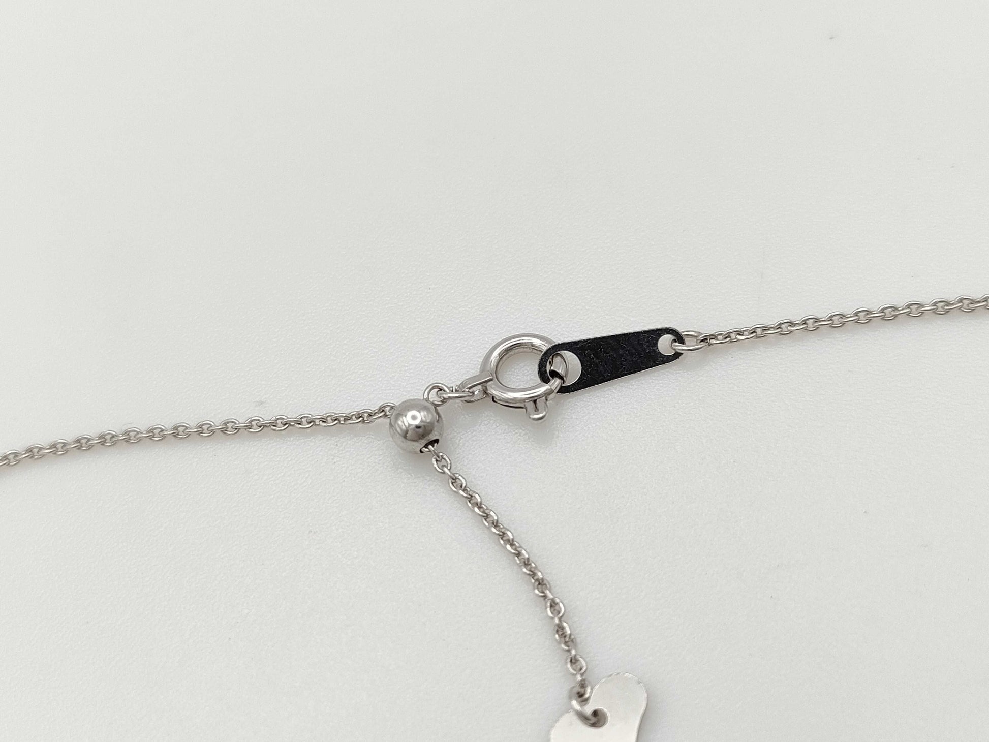 D1.014ct K18WG 2.4g Necklace