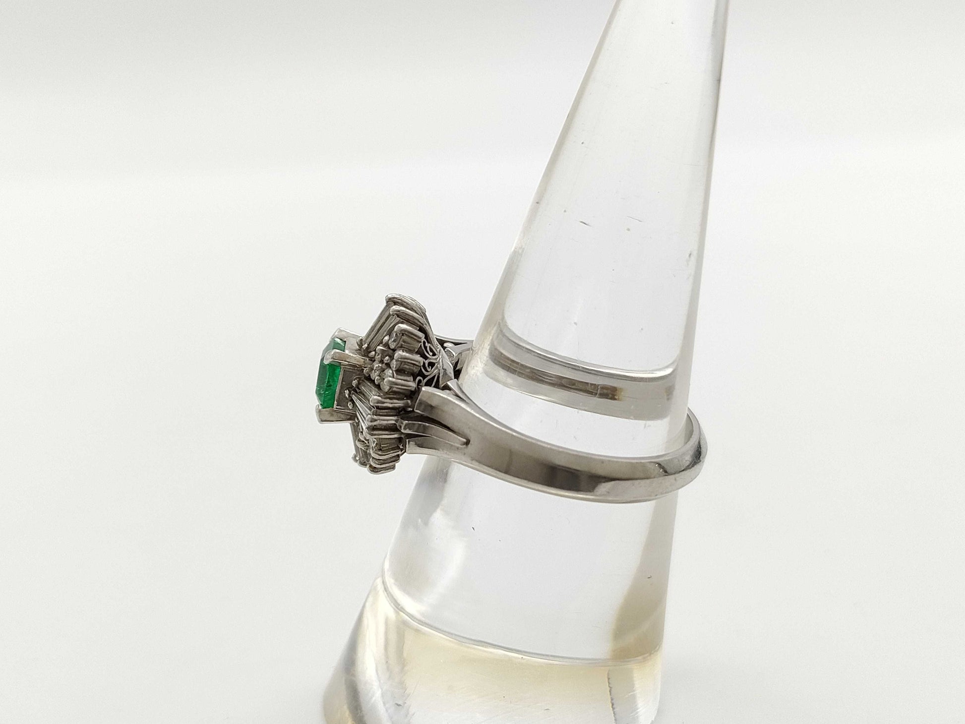 E0.33ct D0.44ct PT900 7.7g Ring