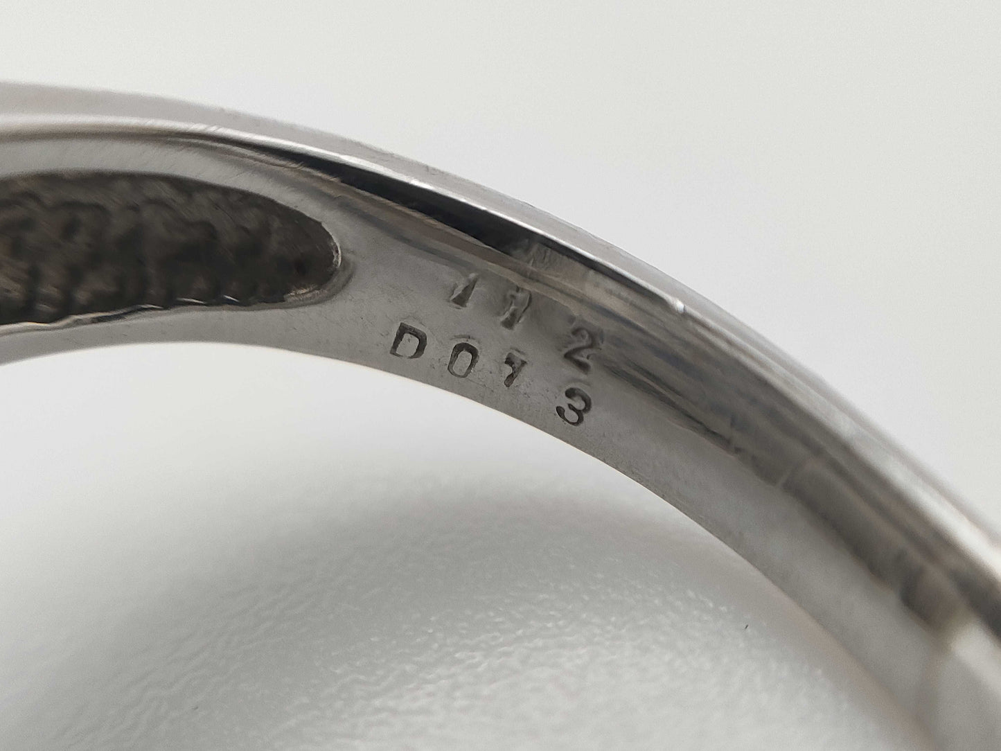 S1.12ct D0.13ct PT900 11.0g Ring