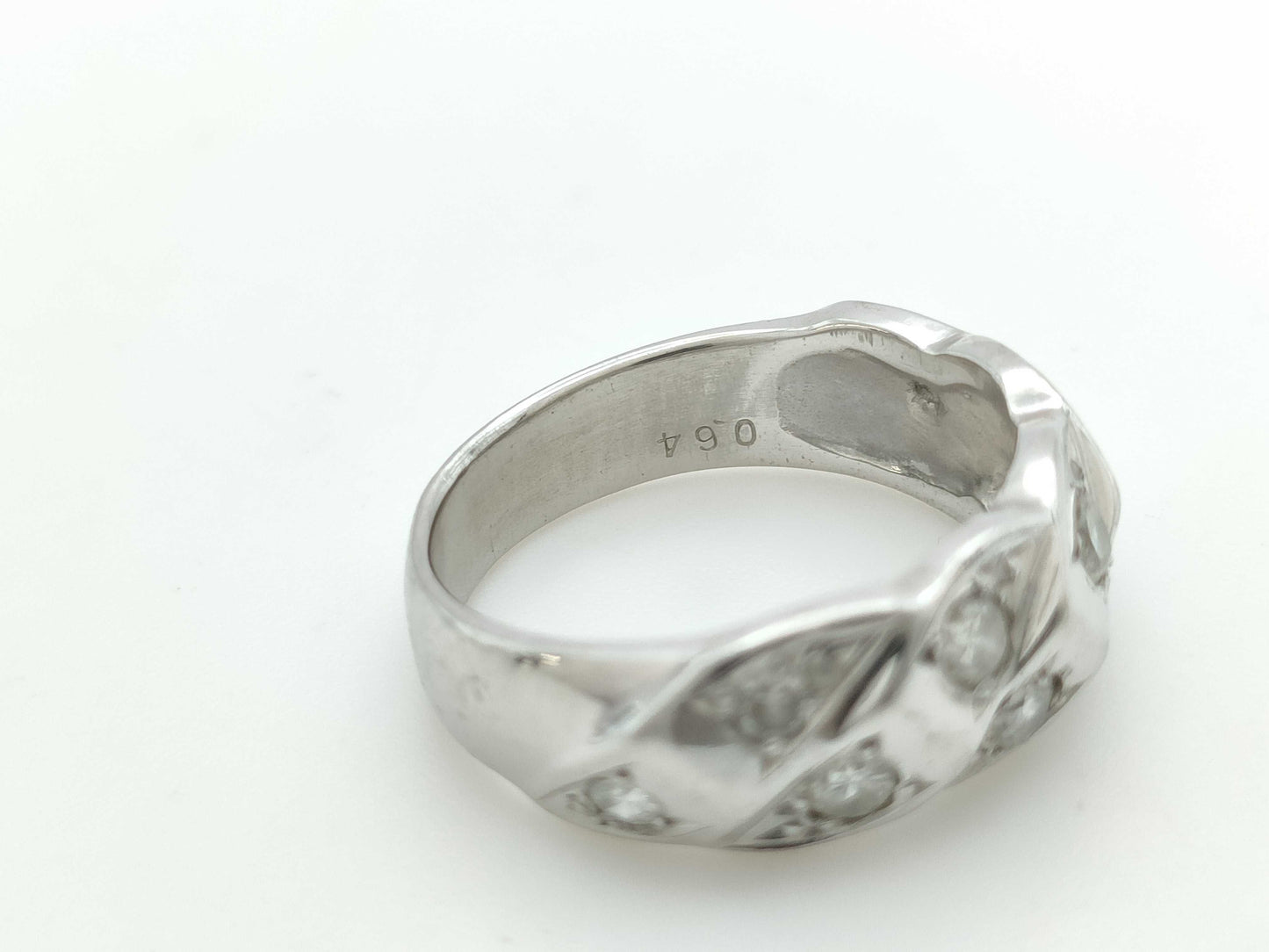 D0.64ct PT900 8.8g Ring